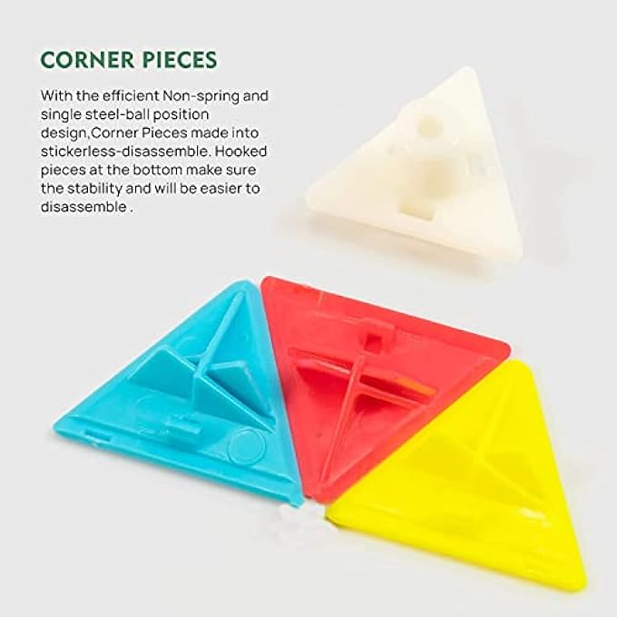 MAGIC CUBE, SPEED CUBE PYRAMID, 3X3X3 STICKERLESS FROSTED TRIANGLE PUZZLE MAGIC CUBE - Image 4